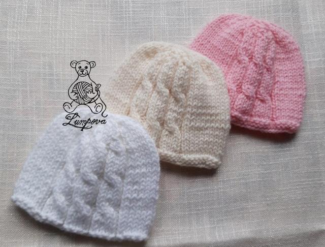 návod - čepička pro miminko