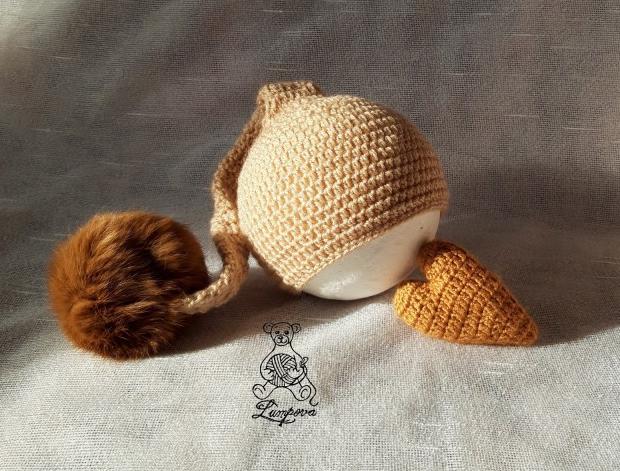 návod - čepička pro miminko