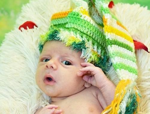 návod - čepička pro miminko