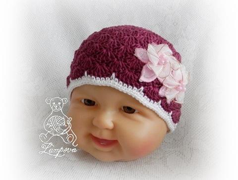 návod - čepička pro miminko