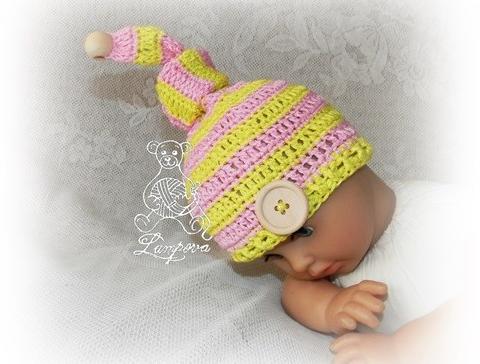 návod - čepička pro miminko