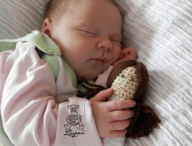 návod - čepička pro miminko