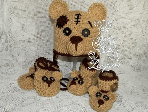 návod - čepička pro miminko