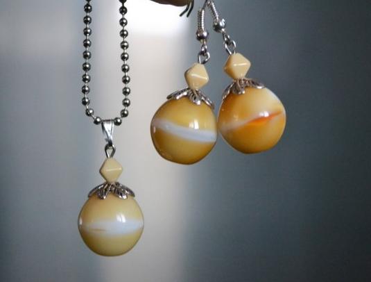 náušnice - v zahradě II