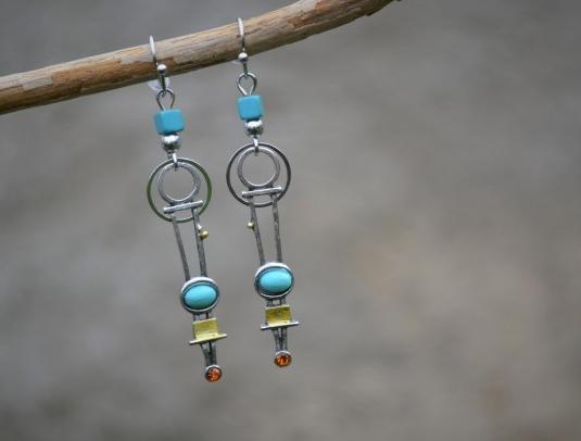 náušnice - v zahradě II