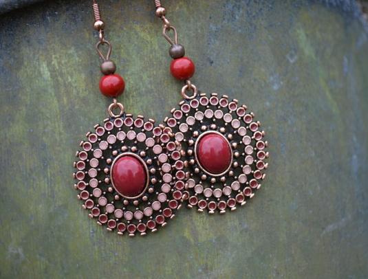 náušnice - v zahradě II