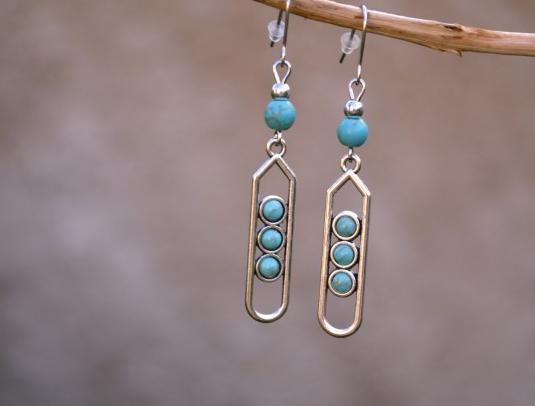 náušnice - v zahradě II