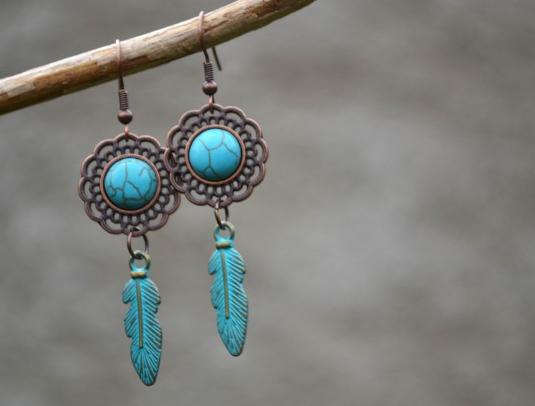 náušnice - v zahradě II