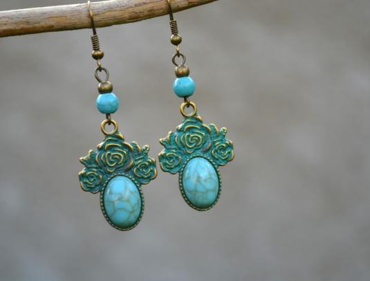 náušnice - v zahradě II