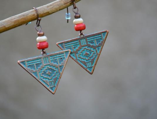 náušnice - v zahradě II