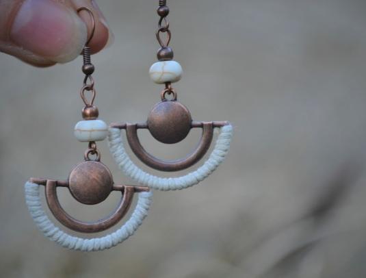 náušnice - v zahradě II