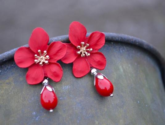 náušnice - v zahradě II