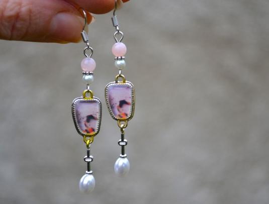 náušnice - v zahradě II