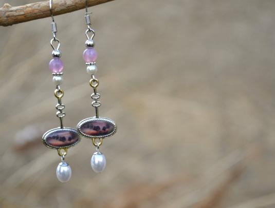 náušnice - v zahradě II