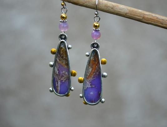 náušnice - v zahradě II