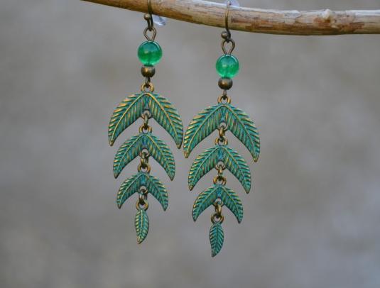 náušnice - v zahradě II