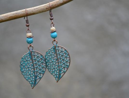 náušnice - v zahradě II