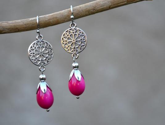 náušnice - v zahradě II