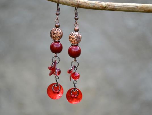 náušnice - v zahradě II