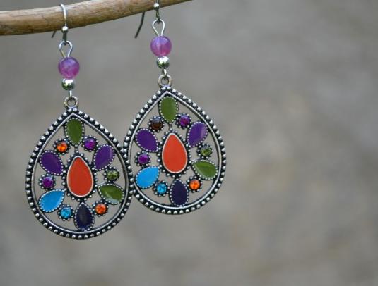 náušnice - v zahradě II