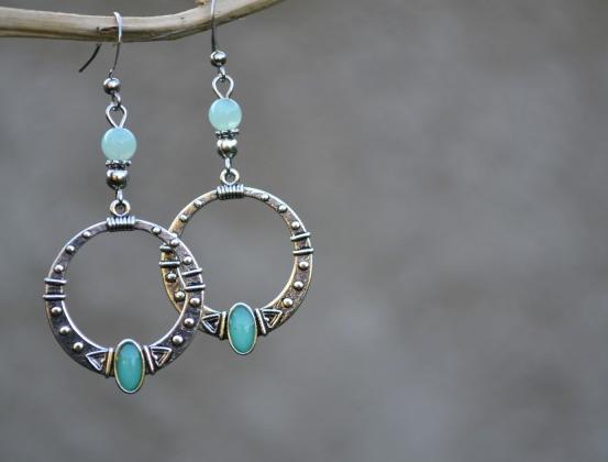 náušnice - v zahradě II