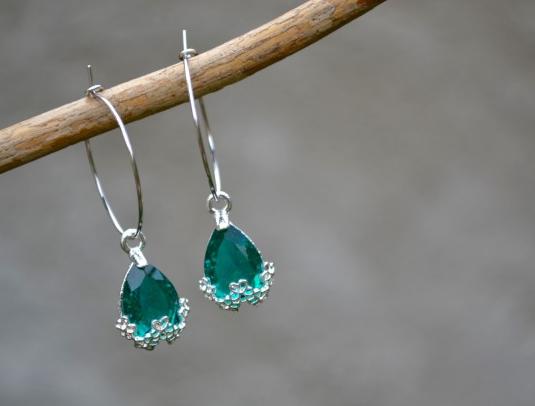 náušnice - v zahradě II