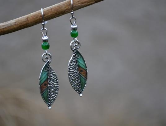 náušnice - v zahradě II