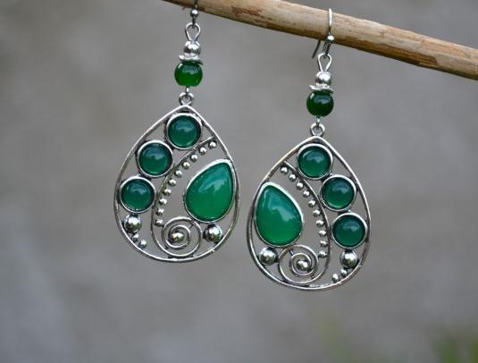 náušnice - v zahradě II