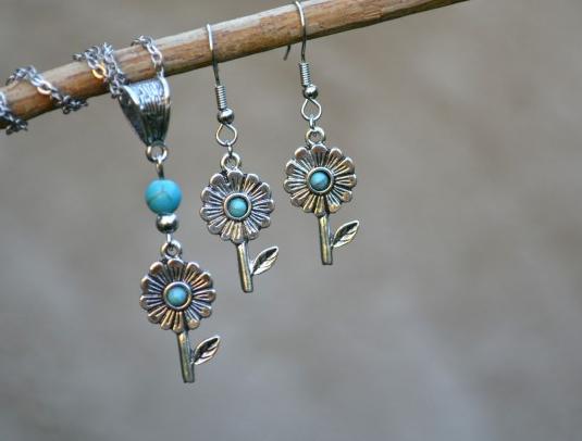 náušnice - v zahradě II