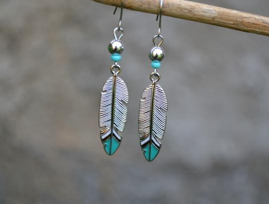 náušnice - v zahradě II