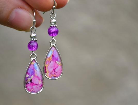 náušnice - v zahradě II