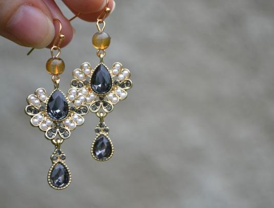 náušnice - v zahradě II