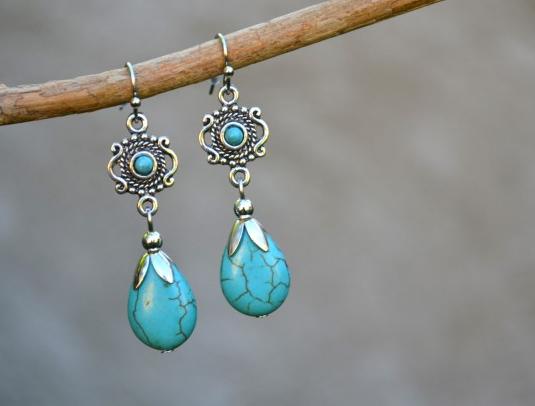 náušnice - v zahradě II