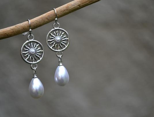 náušnice - v zahradě II