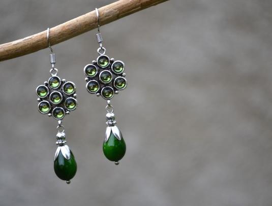 náušnice - v zahradě II