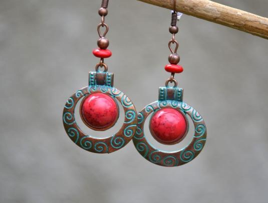 náušnice - v zahradě II