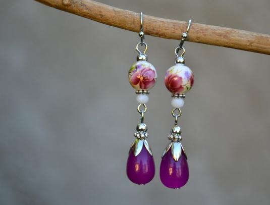 náušnice - v zahradě II