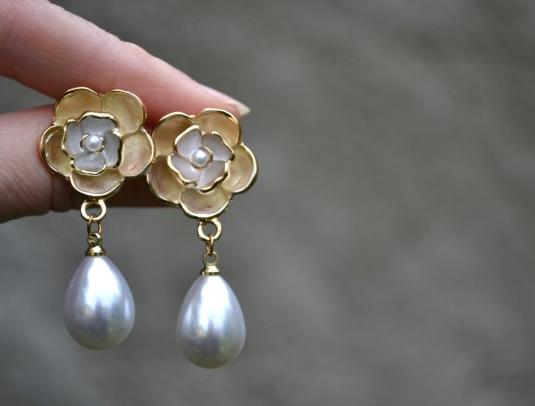 náušnice - v zahradě II