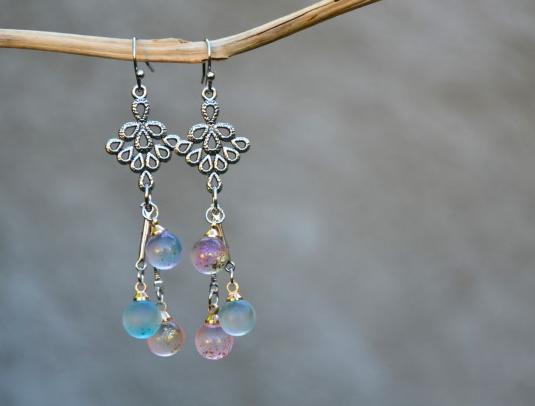 náušnice - v zahradě II