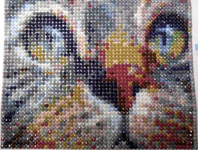 Pohled kočky mozaikový obraz ---------------- 