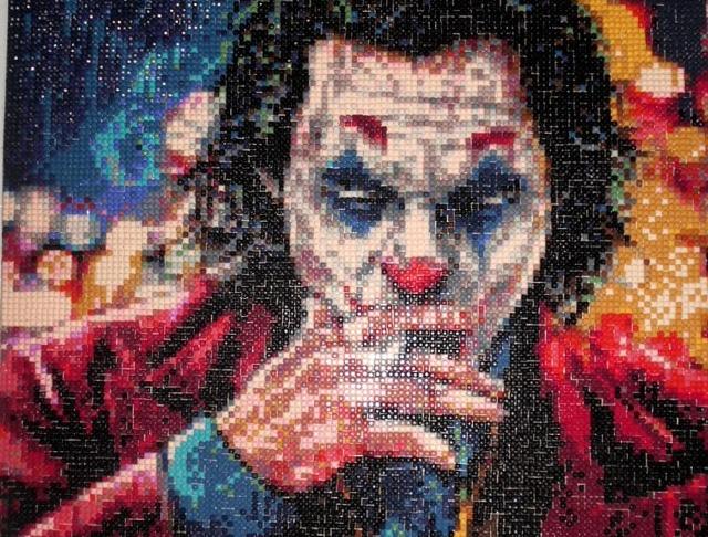 Joker mozaikový obraz ---------------- 