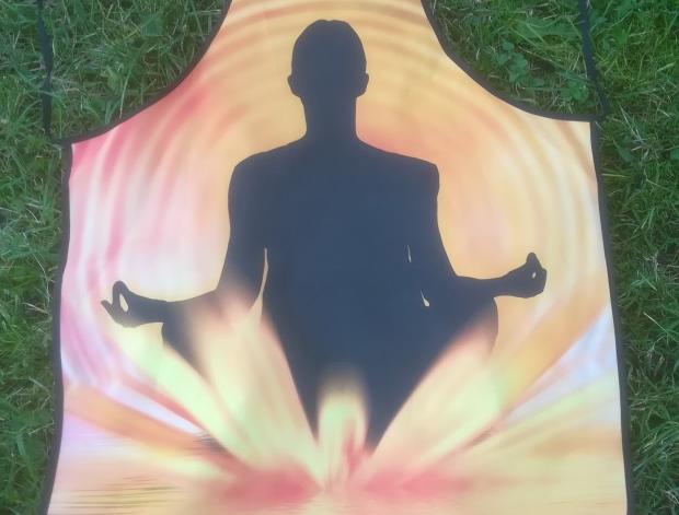 Zástěra meditace 