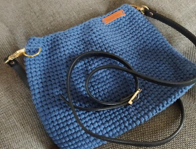 crossbody kabelka - modrá 