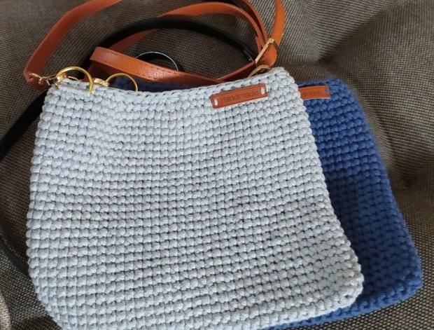 crossbody kabelka - modrá