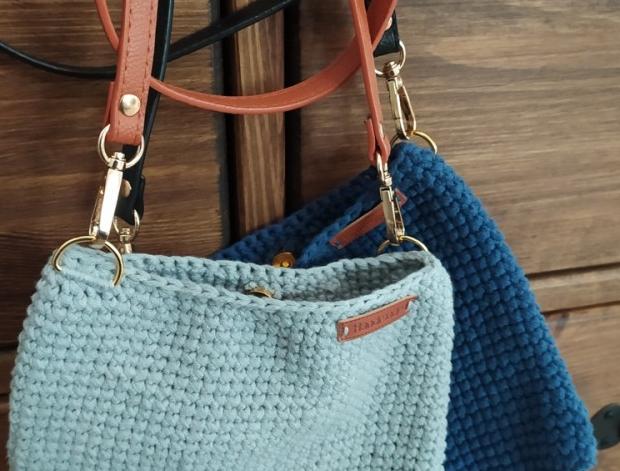 crossbody kabelka - modrá