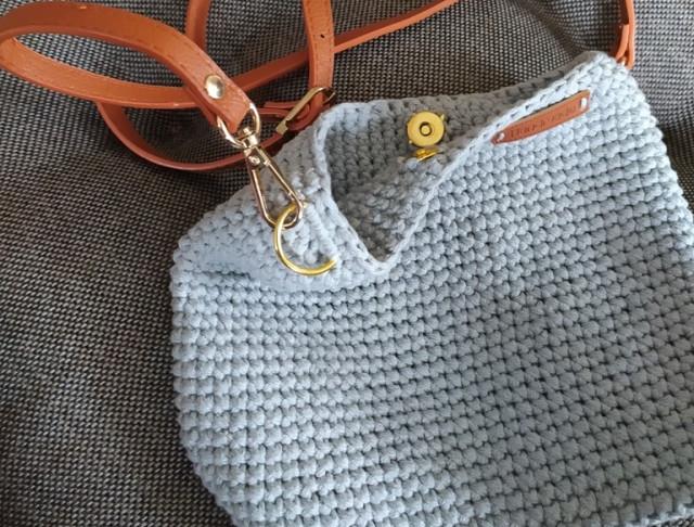 crossbody kabelka - světle šedá 