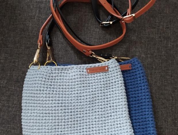 crossbody kabelka - světle šedá
