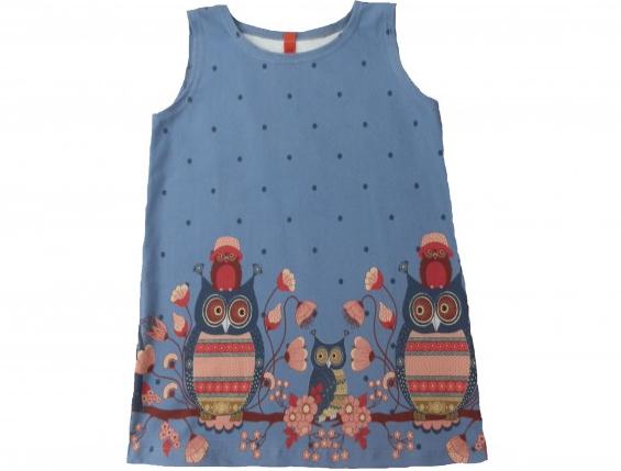 dívčí kalhotky modré puntík