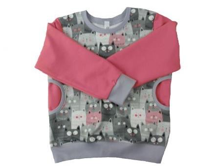 dívčí kalhotky modré puntík