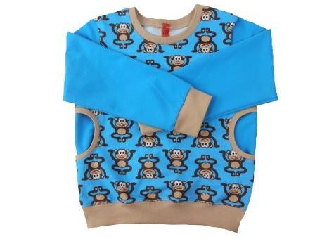 dívčí kalhotky modré puntík